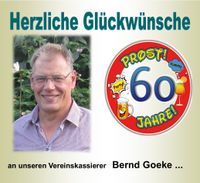 60. Geb. Bernd Goeke