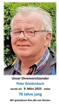Peter Breidenbach 70 Jahre